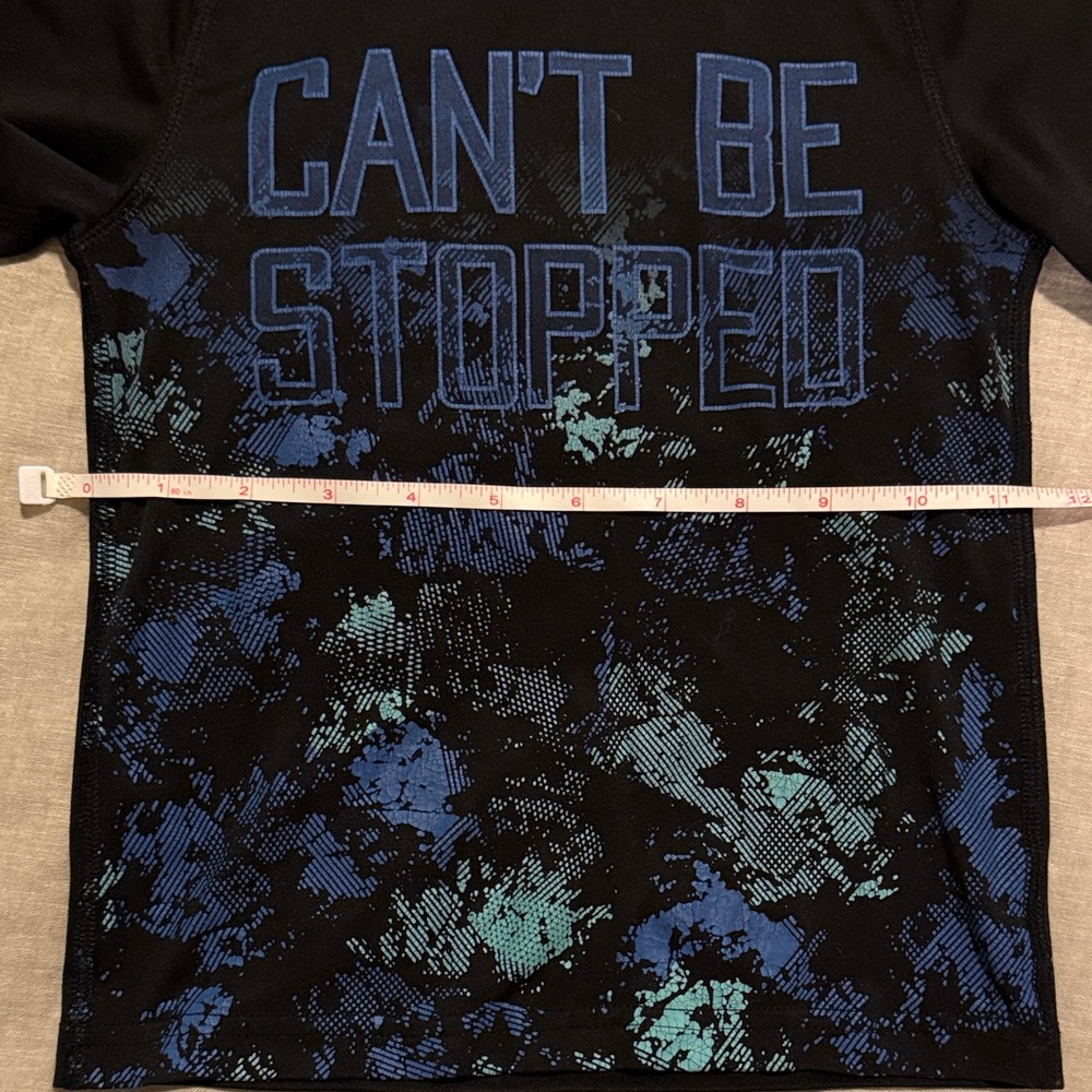Champion Kids Black and Blue Graphic Tee - Picture 6 of 6